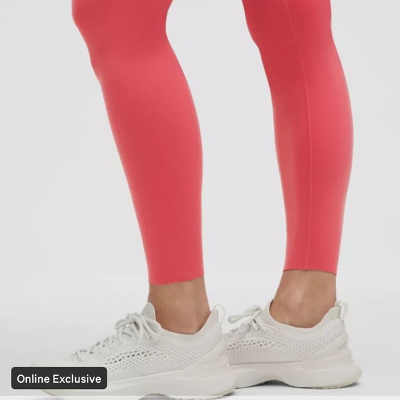 NWT LULULEMON ATHLETICA WOMENS GLOW UP TIGHT 4 DESERT CORAL HI RISE 25” INSEAM - Picture 4 of 8